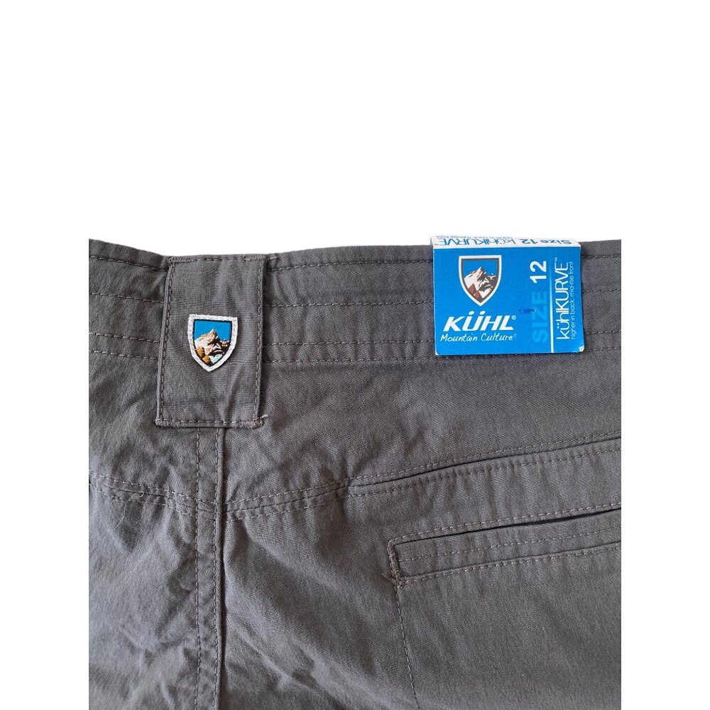 NWT  Kuhl Women's 12 Splash Shorts Shadow Gray MSRP$65 Stretch Hiking Outdoors - Picture 10 of 12